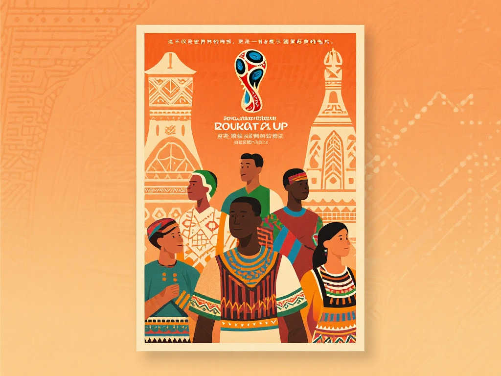 世界杯官方海报惊艳亮相，独特设计赢得广泛赞誉